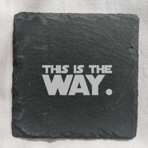 Star Wars, Jedi, Galaxy Far Away Slate coasters, set of 4 (set 2 of 2)